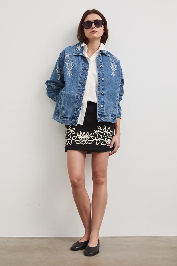 Medicine kurtka jeansowa bez kaptura niebieski RW25-KUD100