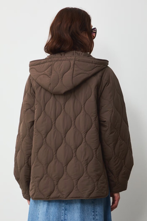 Odzież Kurtka pikowana damska RW25-KUD304 brązowy