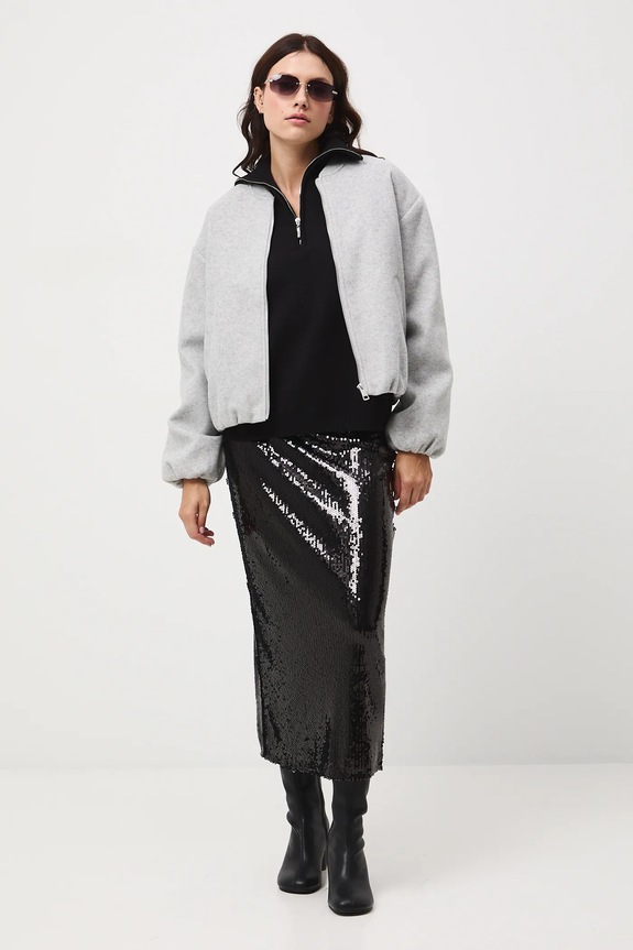 Bunda Medicine bomber sivá RW25-KUD506