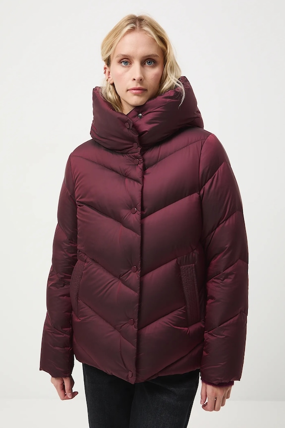 Páperová bunda Medicine páperové burgundské RW25-KUD700