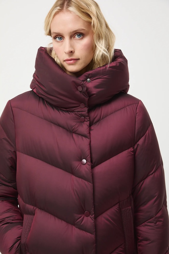 Páperová bunda Medicine burgundské RW25-KUD700