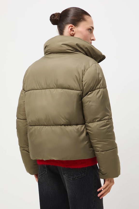 Odzież Kurtka damska pikowana z rękawiczkami RW25-KUD806 zielony