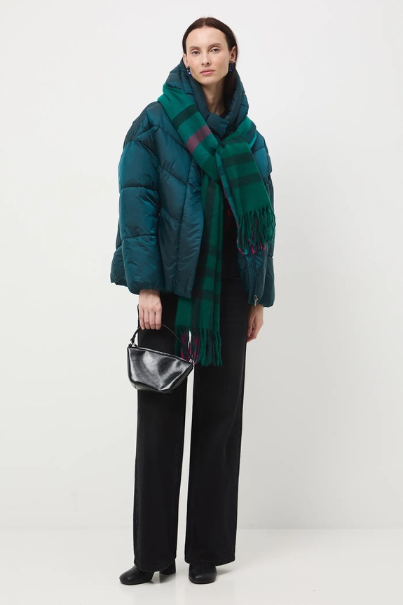 Bunda Medicine oversize tyrkysová RW25-KUD900