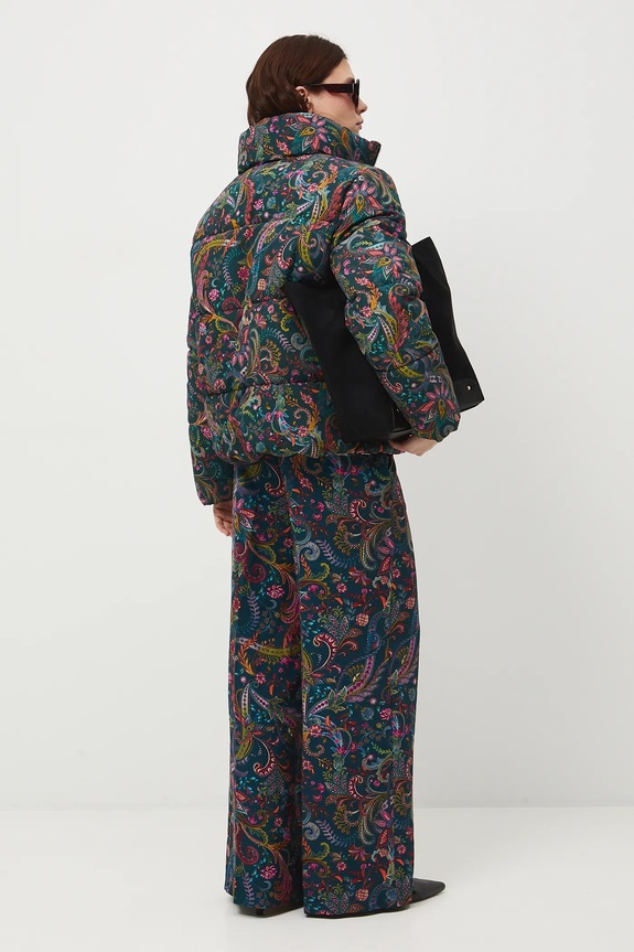 Kurtka damska pikowana wzorzysta RW25-KUDC00 multicolor RW25