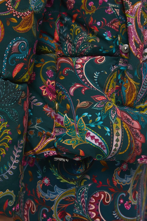 Kurtka damska pikowana wzorzysta RW25-KUDC00 multicolor