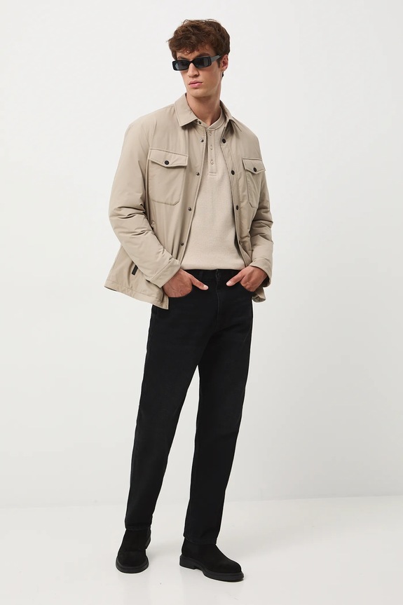 Medicine giacca camicia RW25-KUM604 beige RW25