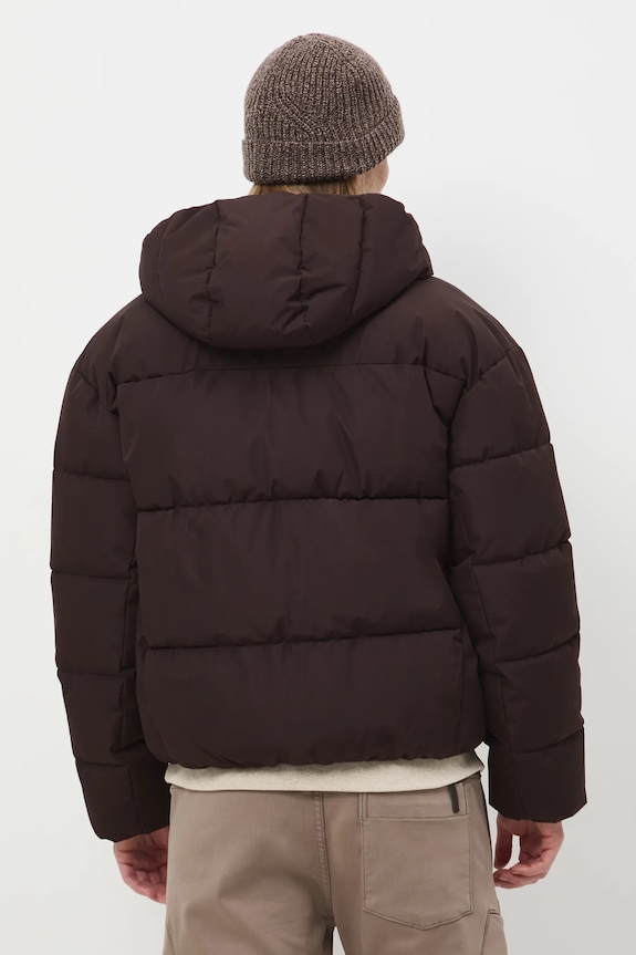 Odzież Kurtka męska ocieplana pikowana RW25-KUM800 brązowy
