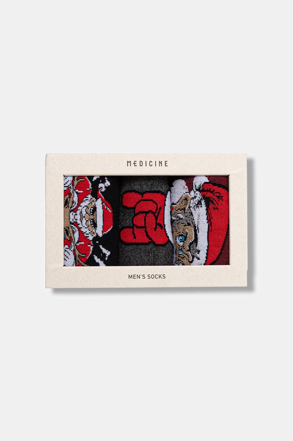 Odjeća Pamučne čarape Medicine 3-pack RW25-LBMA03 šarena