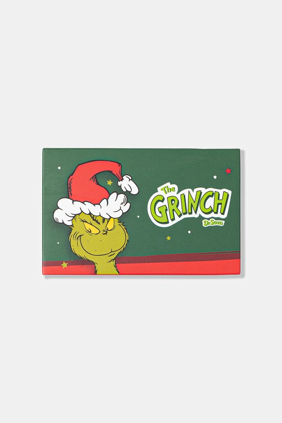 Odzież Skarpetki bawełniane męskie świąteczne Grinch (3-pack) RW25-LBMA50 multicolor