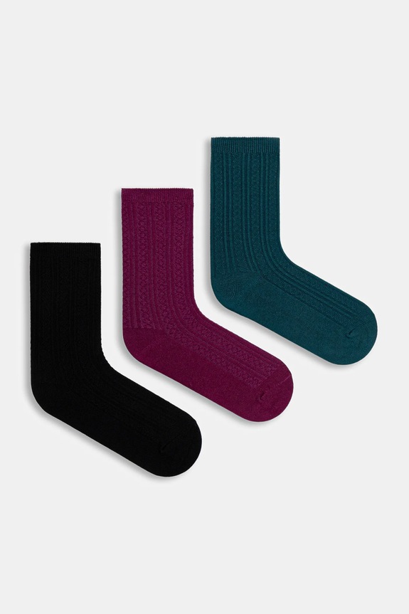 Medicine ciorapi de bumbac 3-pack sosete lungi multicolor RW25-LGD401