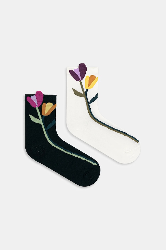 Medicine ciorapi de bumbac 2-pack sosete lungi multicolor RW25-LGD403