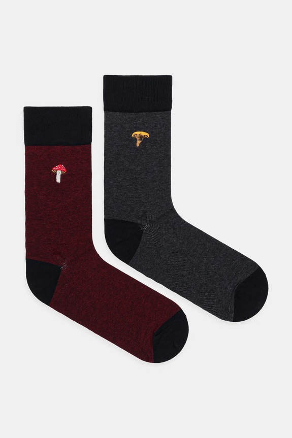 Bavlnené ponožky (2-pack) melanž viacfarebná RW25-LGM619