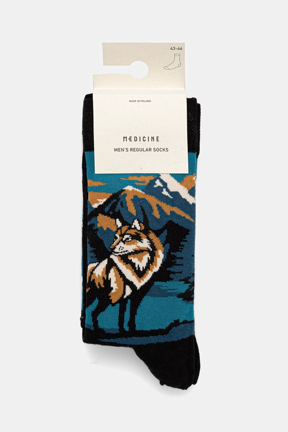 Odzież Skarpetki bawełniane męskie wzorzyste (2-pack) RW25-LGMA13 multicolor