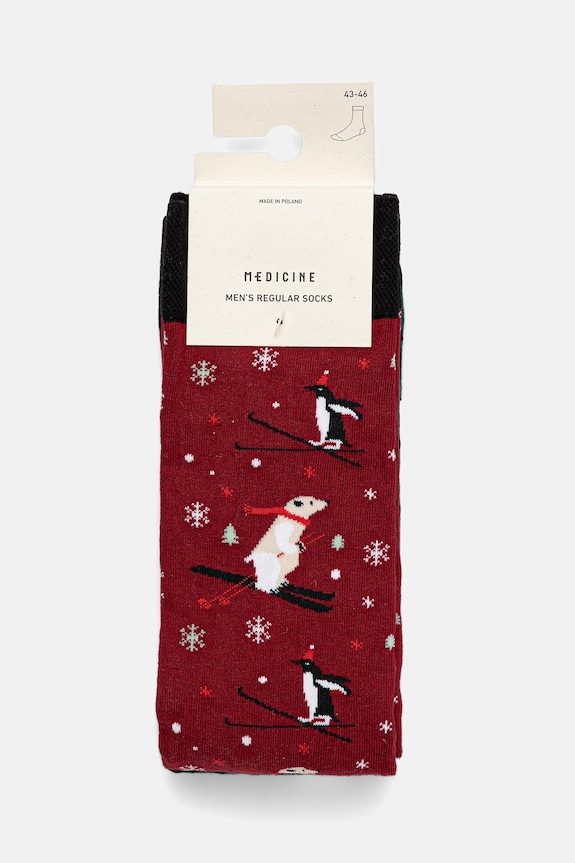 Odzież Skarpetki bawełniane męskie wzorzyste (2-pack) RW25-LGMA21 multicolor