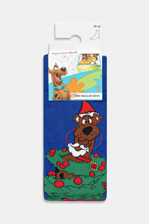 Odzież Skarpetki bawełniane męskie świąteczne Scooby-Doo (2-pack) RW25-LGMA52 multicolor