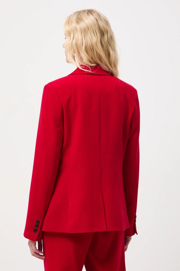 Odzież Marynarka damska gładka RW25-MKDA00 czerwony