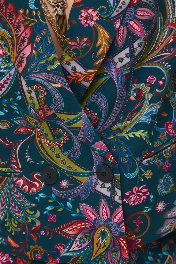 Marynarka damska wzorzysta RW25-MKDC00 multicolor