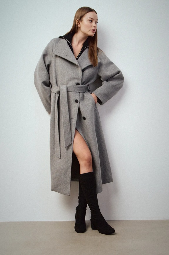 Kozaki damskie z imitacji zamszu RW25-OBD314