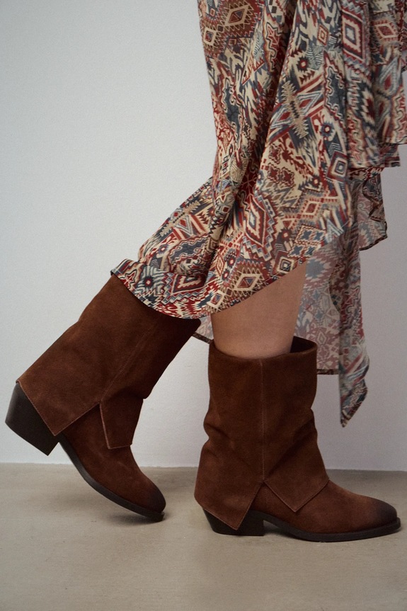 Kabojski škornji iz semiša Medicine RW25-OBD316