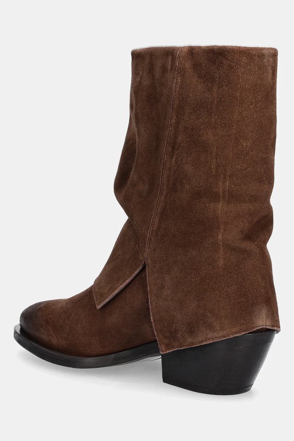 Kabojski škornji iz semiša Medicine rjava RW25-OBD316