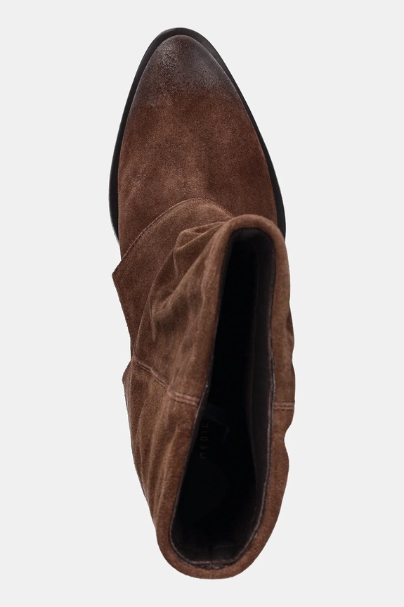 Kabojski škornji iz semiša Medicine RW25-OBD316 rjava