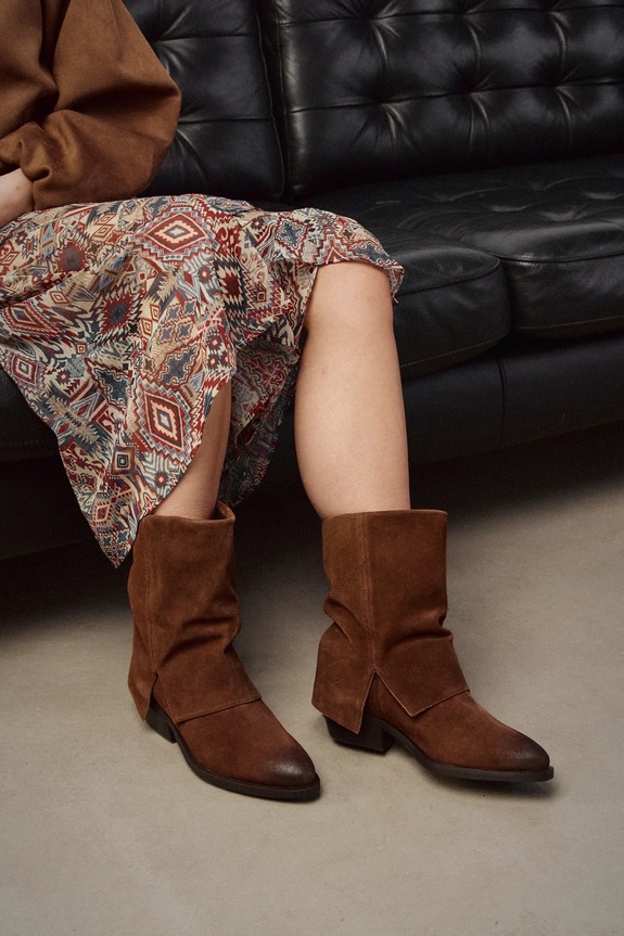 Kabojski škornji iz semiša Medicine RW25-OBD316