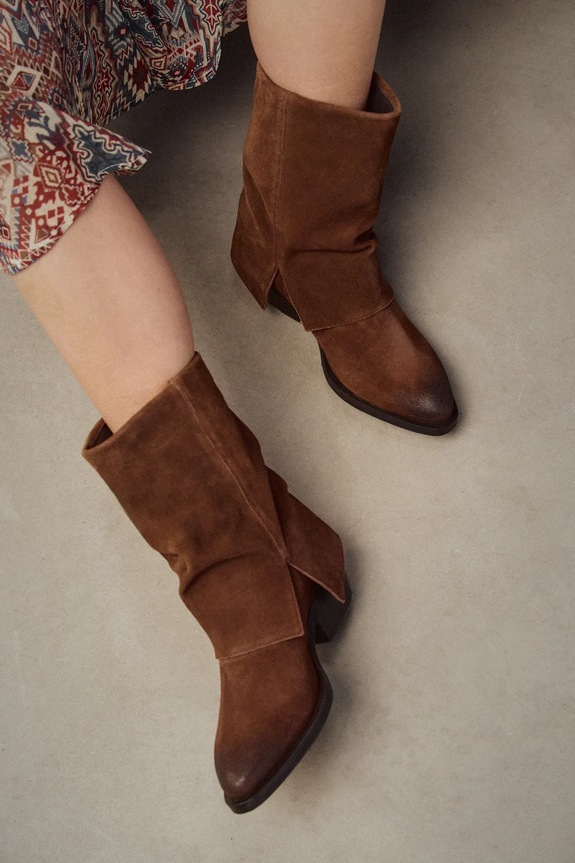 Kabojski škornji iz semiša Medicine RW25-OBD316