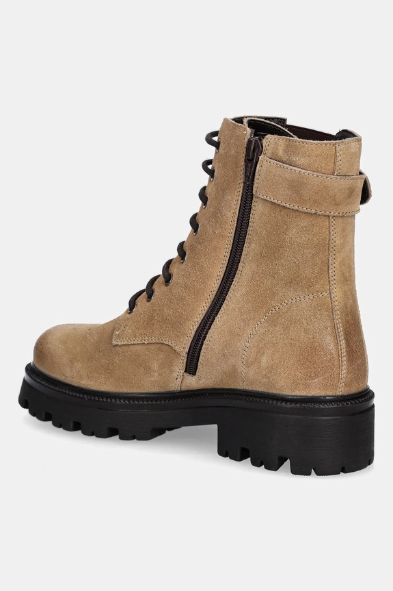 Členkové topánky dámske semišové béžová RW25-OBD401