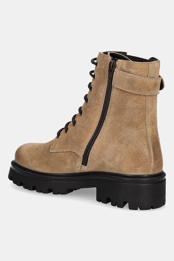 Členkové topánky dámske semišové béžová RW25-OBD401