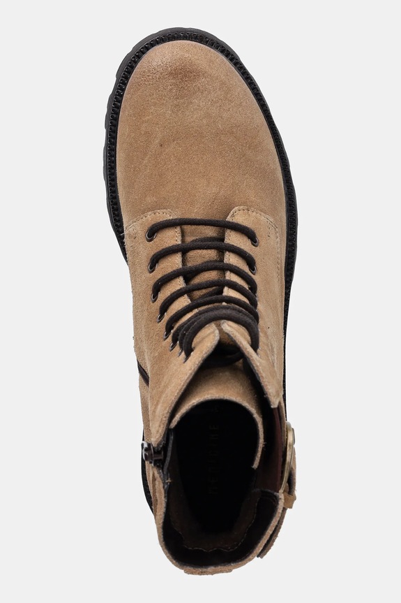 Členkové topánky dámske semišové RW25-OBD401 béžová