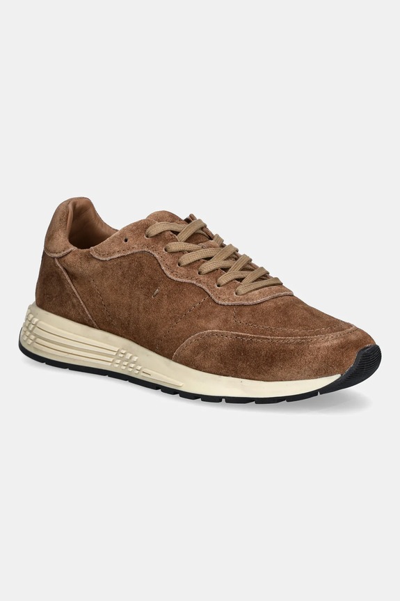 Sneakersy zamszowe męskie RW25-OBM309 beżowy RW25