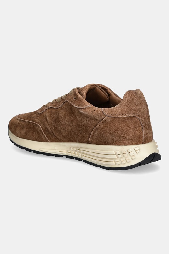 Sneakersy zamszowe męskie beżowy RW25-OBM309