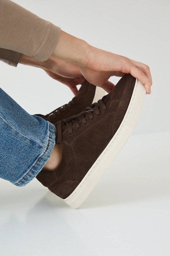 Teniske iz semiša Medicine Nizka rjava RW25-OBM310