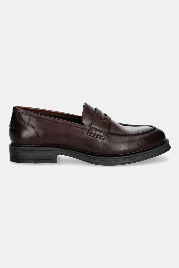 Scarpe Medicine mocassini in pelle RW25-OBM311 marrone