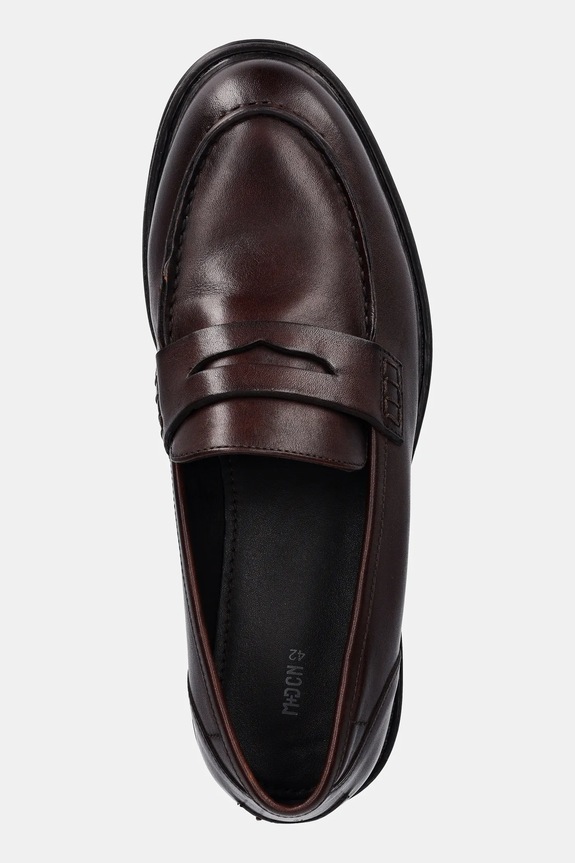 Medicine mocassini in pelle RW25-OBM311 marrone