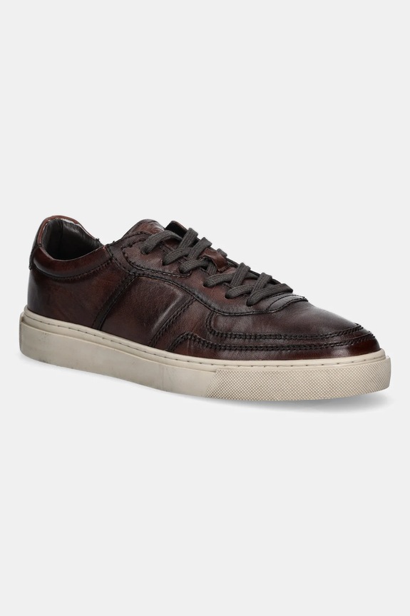 Medicine sneakersy skórzane RW25-OBM315 brązowy RW25