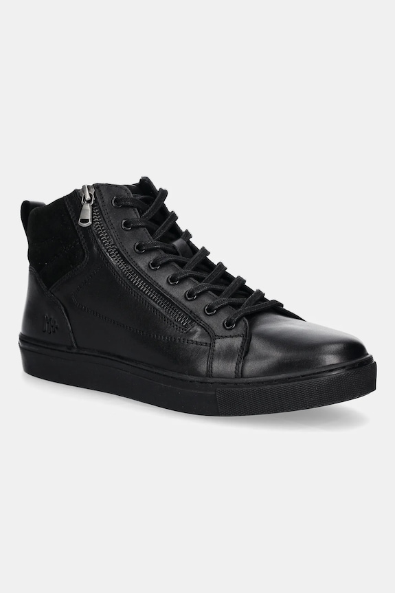 Buty męskie skórzane RW25-OBM316 czarny RW25