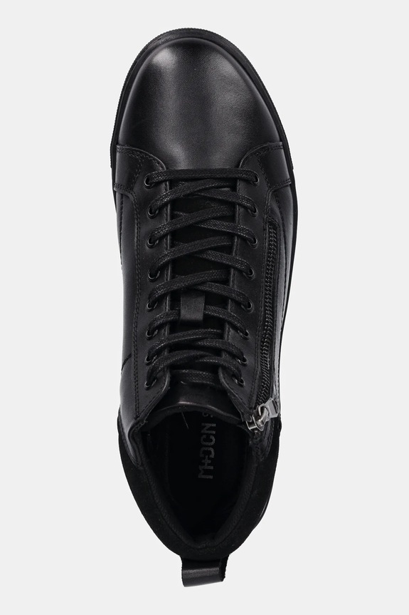 Buty męskie skórzane RW25-OBM316 czarny