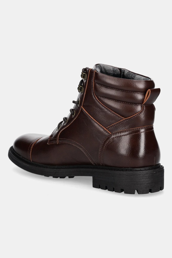 Členkové topánky z ekologickej kože hnedá RW25-OBM601