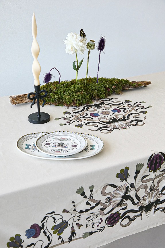 Bavlněný ubrus s potiskem 150 x 250 cm RW25-ORU402