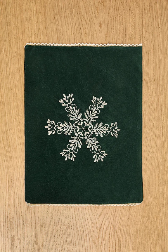 Podkładka pod talerz świąteczna 35 x 45 cm (2-pack) zielony RW25-ORU805
