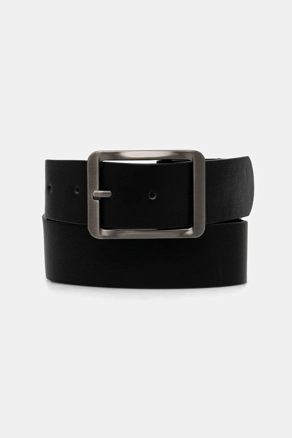 Opasok z ekologickej kože čierna RW25-PAD500