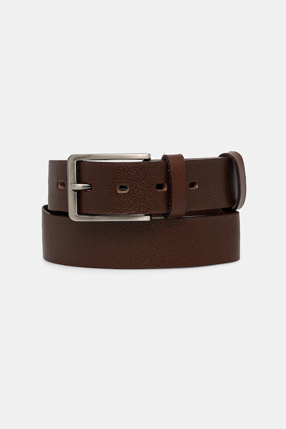 Pasek skórzany męskie brązowy RW25-PAM702
