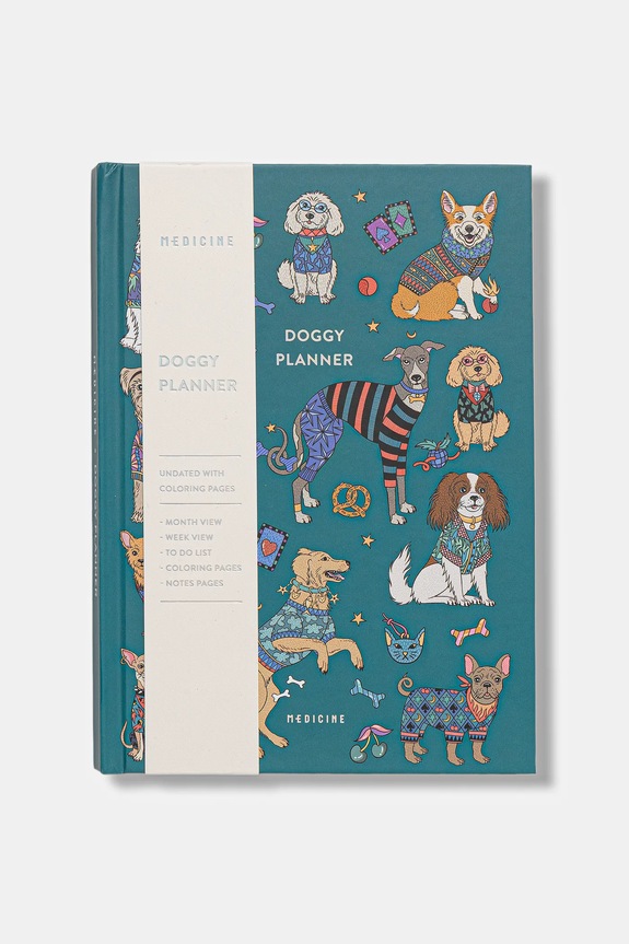 Planer z psim motywem - Doggy Planner multicolor RW25-PAU800