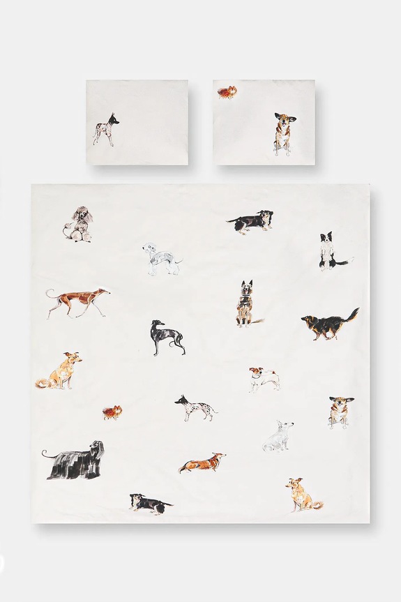 Komplet pamučne posteljine Medicine 50 x 60 cm / 200 x 200 cm bež RW25-PCU451