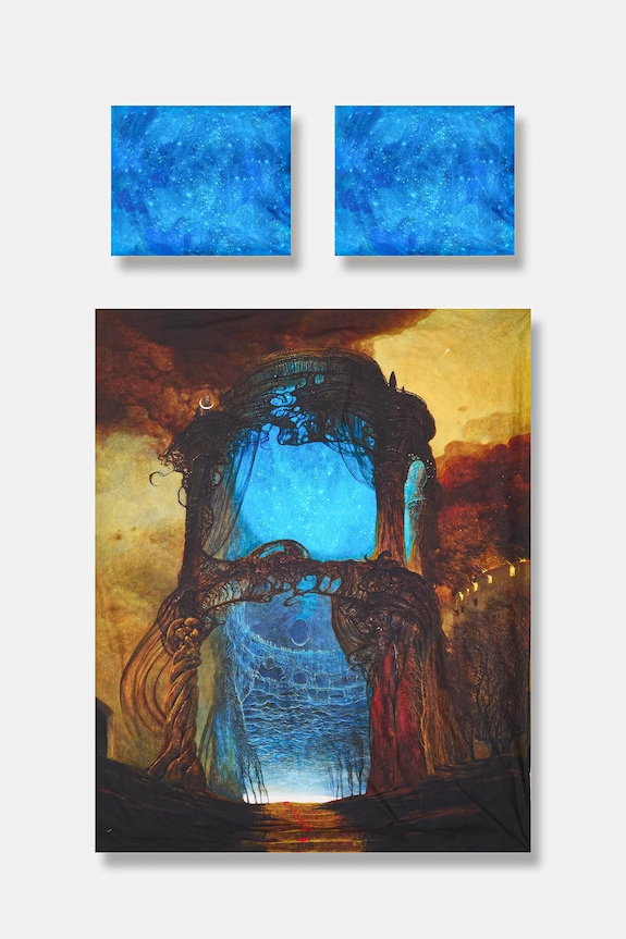 Σετ βαμβακερά κλινοσκεπάσματα Medicine 50 x 60 cm / 160 x 200 cm πολύχρωμο RW25-PCUA51