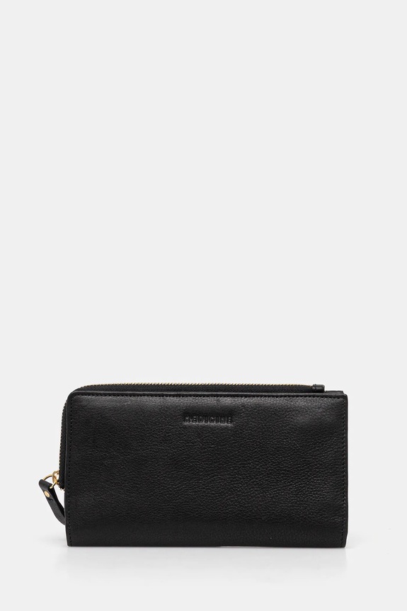 Medicine bőr pénztárca sima fekete RW25-PFD802