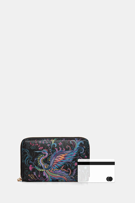 Portfel damski z imitacji skóry RW25-PFDC00 multicolor