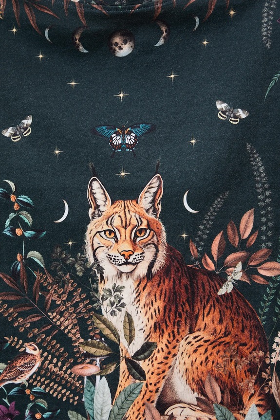 Bavlněné pyžamo dámské se vzorem RW25-PJD601