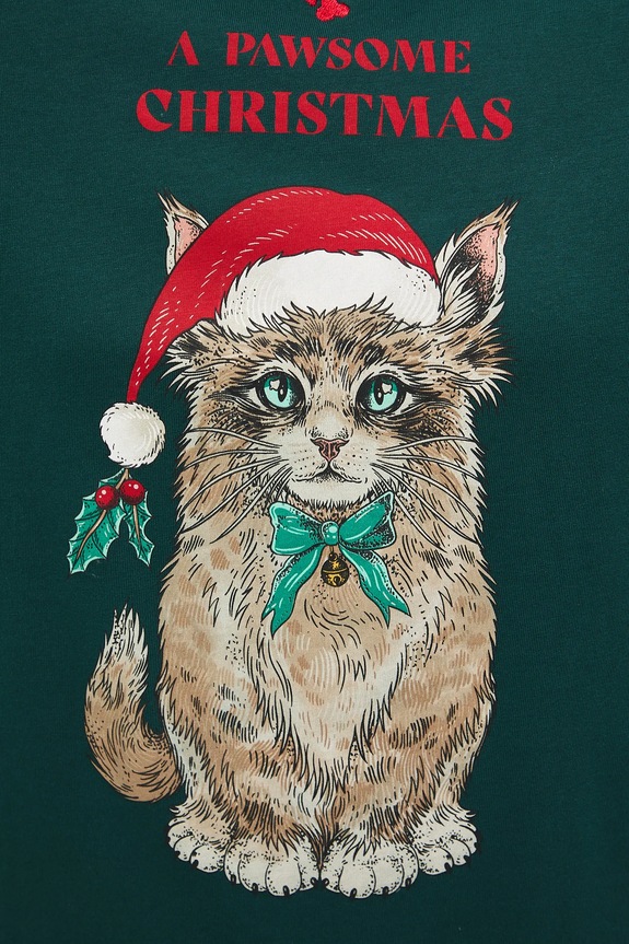 Piżama bawełniana damska świąteczna RW25-PJD804